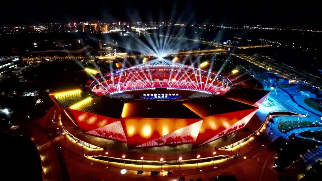 2022陕西省运会圆满结束，璀璨华灯打造视觉震撼！