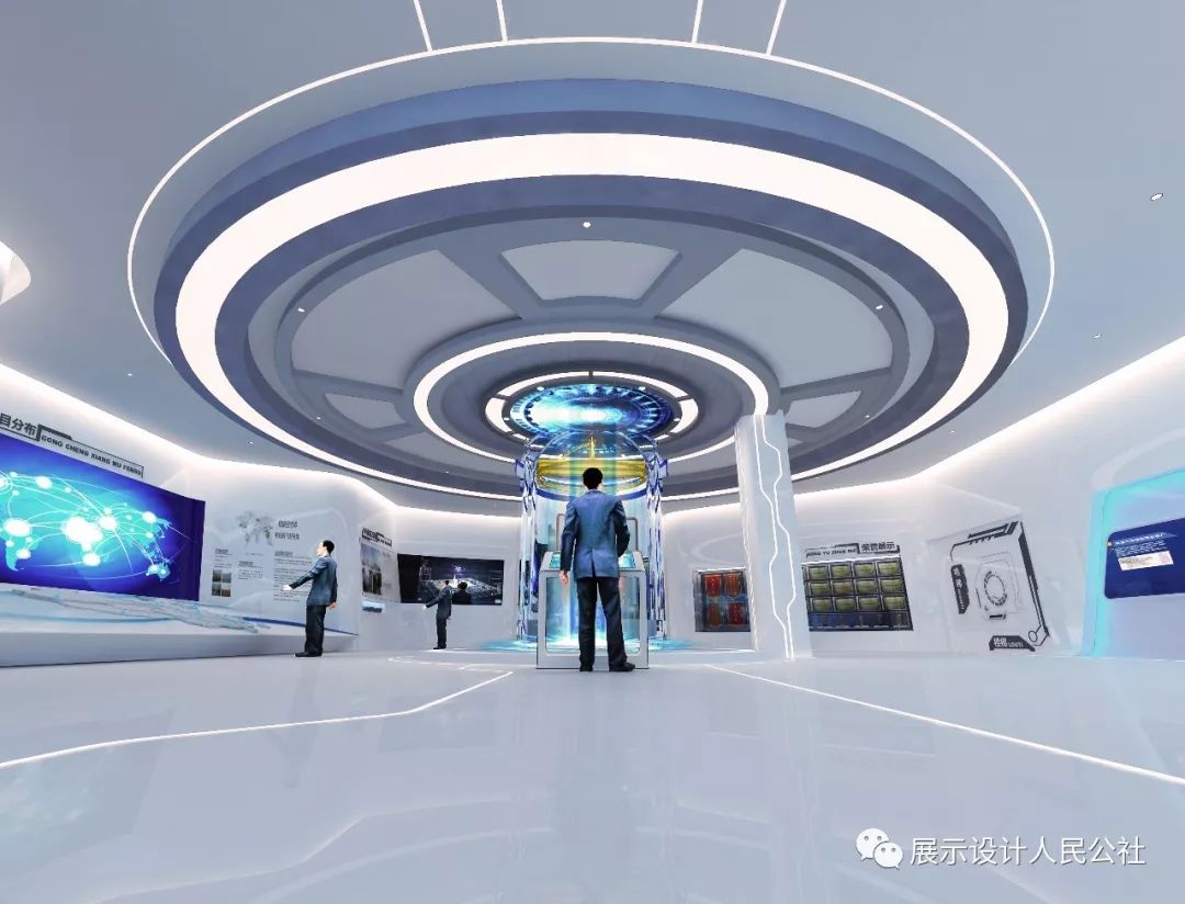 科技企业展厅设计 科技企业展厅设计