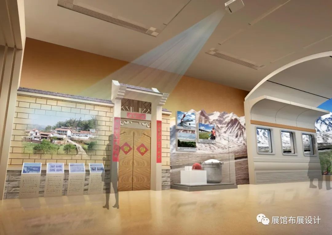 复兴之路展览陈列设计—庆祝八一建军节