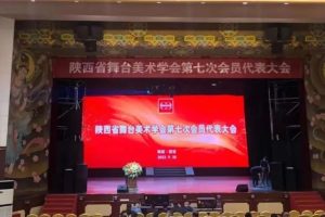 松下工程投影机为陕西舞美学会第七次会员代表大会助力“添彩”！