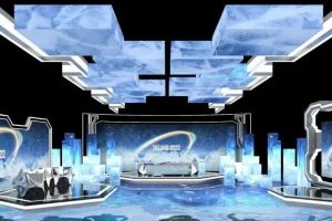 2022冬奥赛事咪咕直播间视觉包装设计