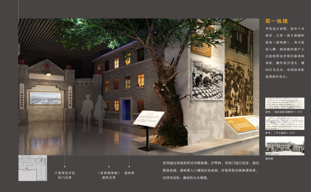 “我们走在大路上”——宁夏大学校史馆设计方案 “我们走在大路上”——宁夏大学校史馆设计方案