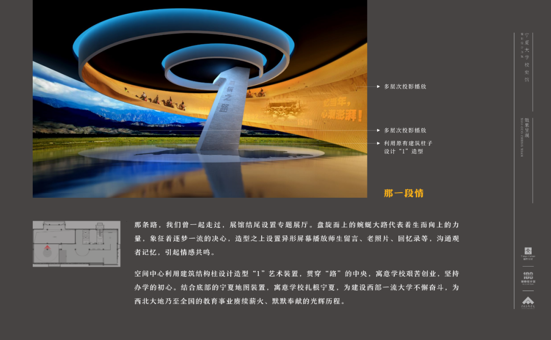 “我们走在大路上”——宁夏大学校史馆设计方案 “我们走在大路上”——宁夏大学校史馆设计方案