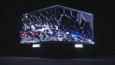 那些打破次元壁的3D 广告牌，模糊了内容和体验之间的界限！